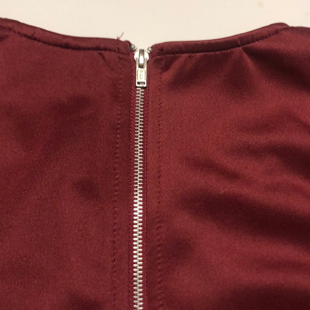 Urban Outfitters Maroon Crop Top - Picture 6 of 7